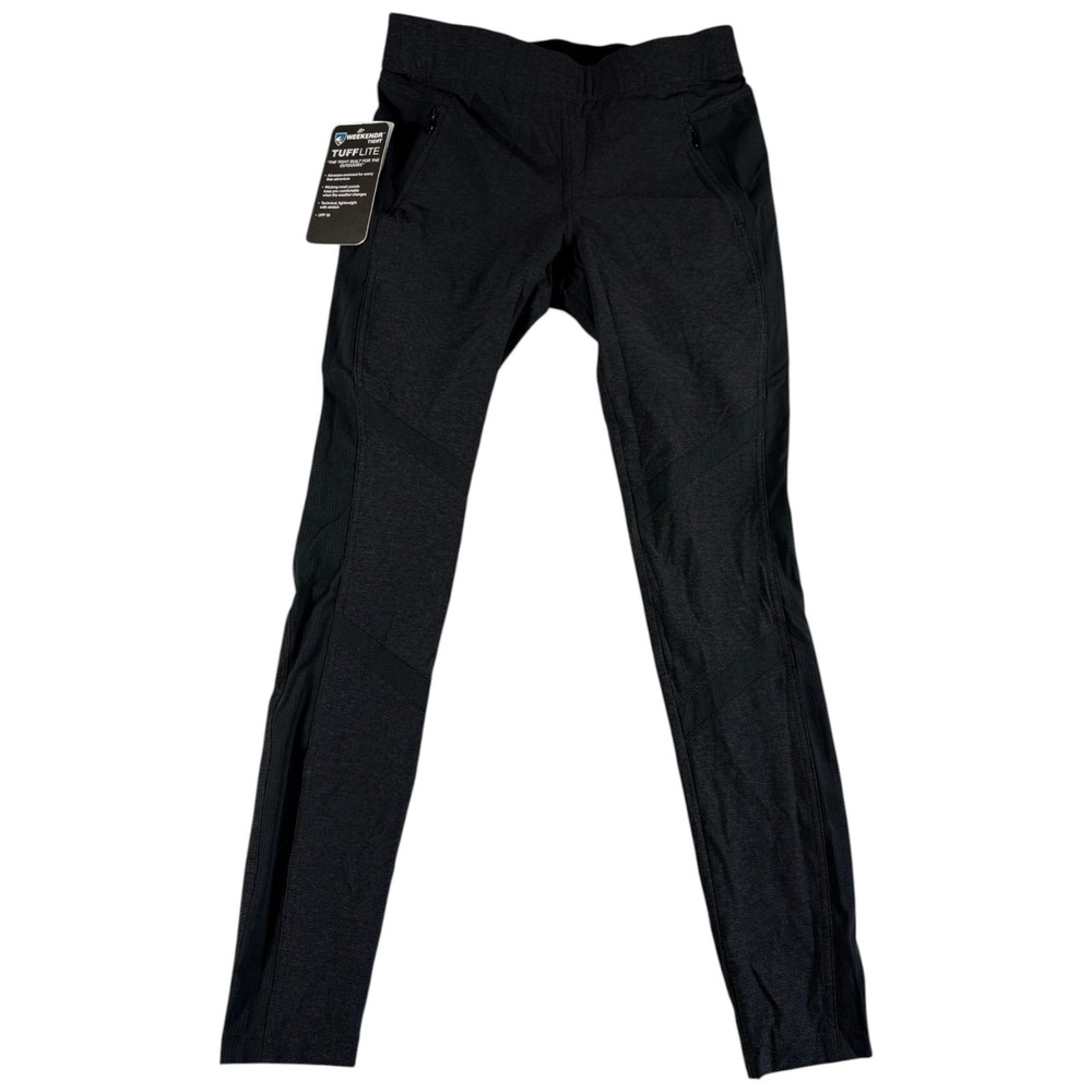 KUHL Weekender Tufflite Tights Womens XS Black Ripstop Outdoor Hiking UPF 50+
